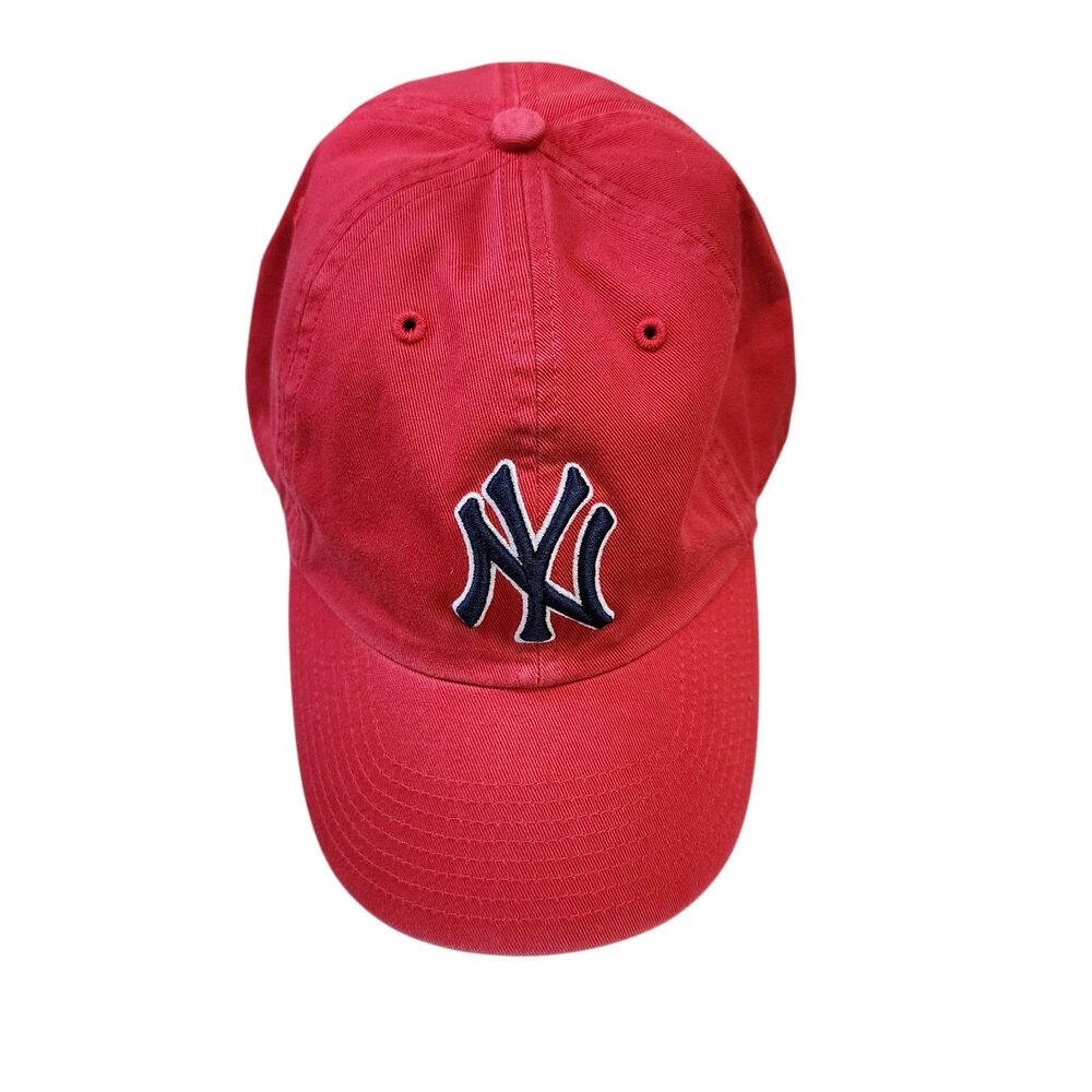 Vtg New York Yankees Hat MLB Twins Enterprise The Franchise Fitted Red XL Cap